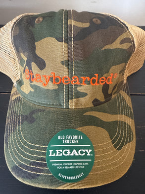 Camo Legacy “Hats” w/Orange embroidery